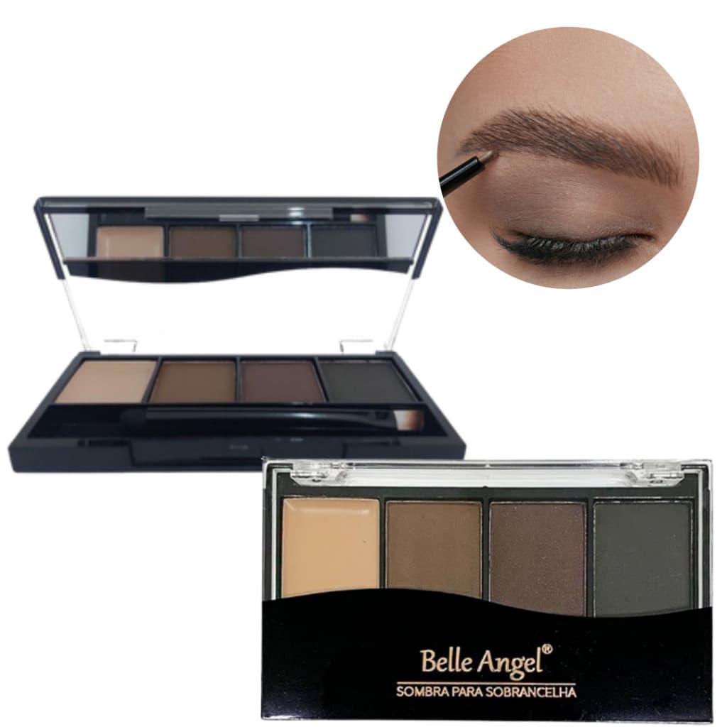 Quarteto De Sombras para Sobrancelha Paleta - Belle Angel B113
