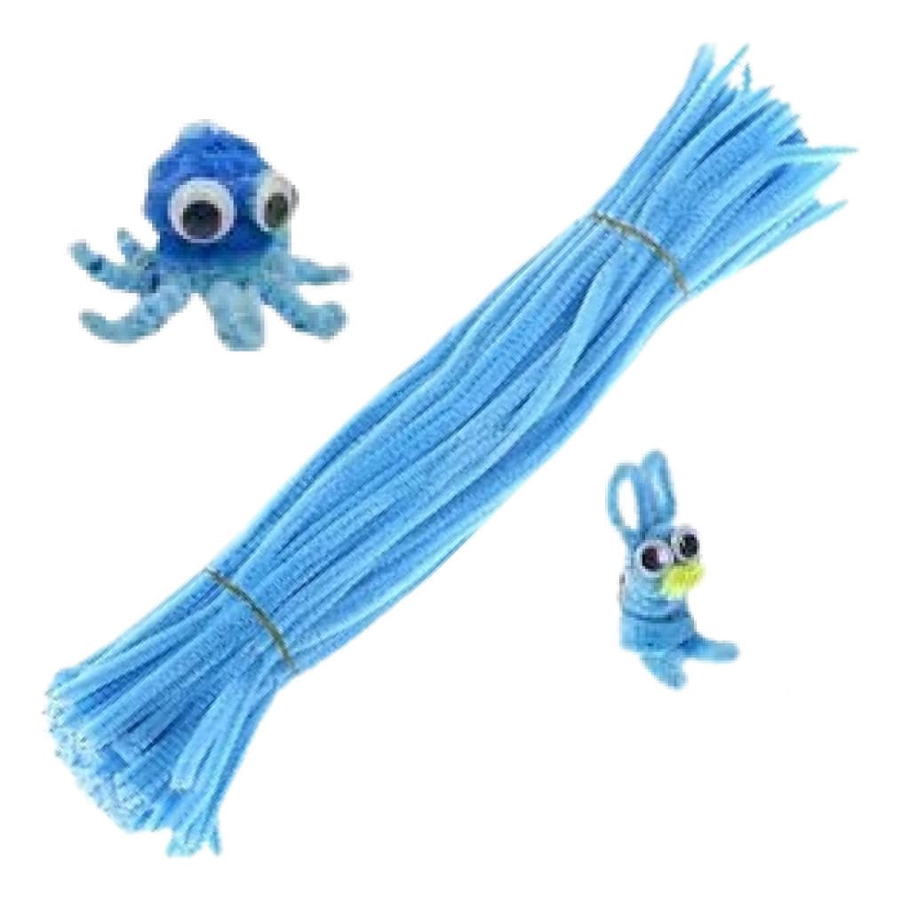 Haste De Chenille Cores 30cm 400 Unid - Limpador De Cachimbo