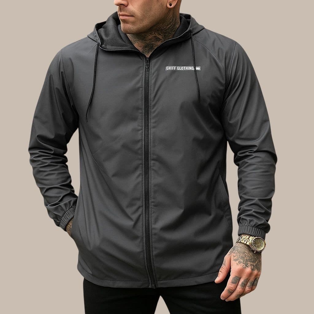 Corta Vento Masculino Plus Size Jaqueta Impermeavel Capuz Forrado