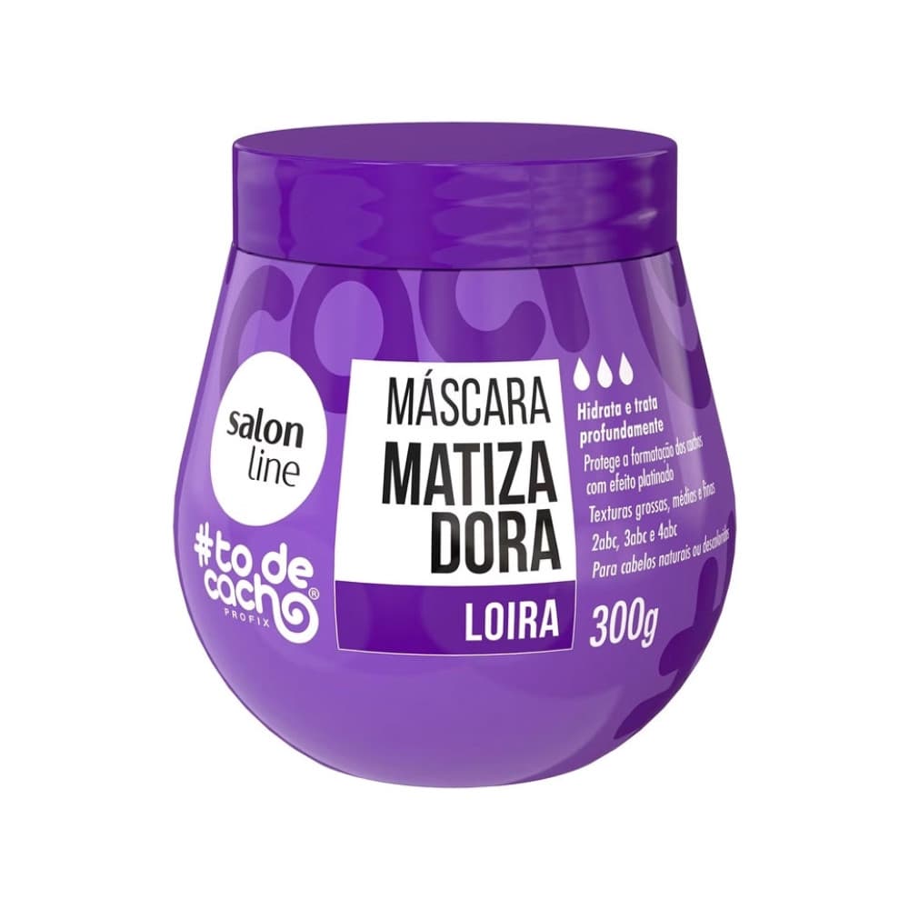 Máscara Matizadora Salon Line Loira 300g