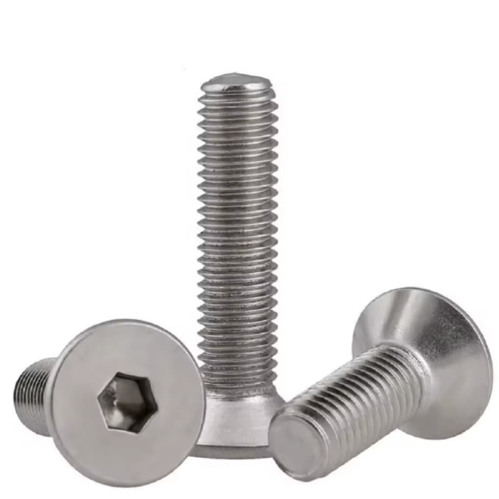 KIT 10 PARAFUSOS M6 50MM PARA CHAVE ALLEN AÇO INOX QUALIDADE