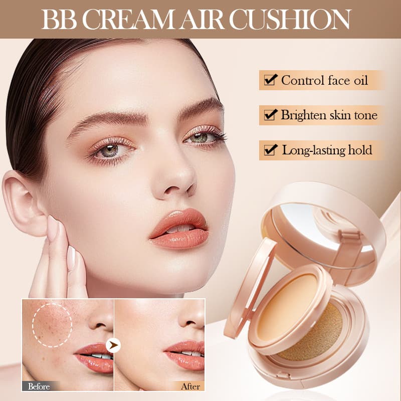 Pó Compacto 2 em 1 de Dupla Camada, Transparente, Natural, de Longa Duração, Iluminador, Corretivo, Pó Solto, BB Cream c