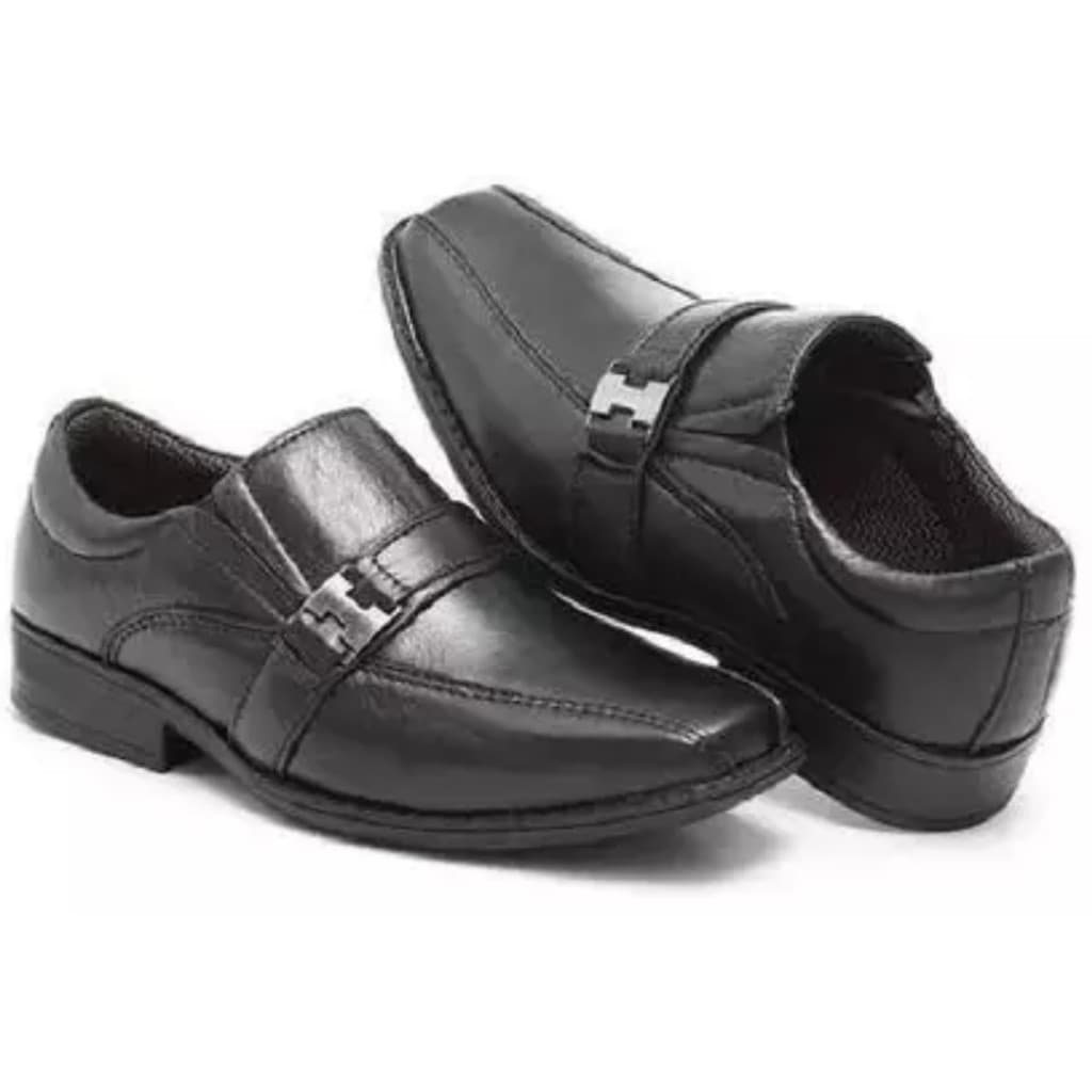 Sapato Infantil Masculino Social Casual Fivela Elegante Formal Moda Estilo Conforto