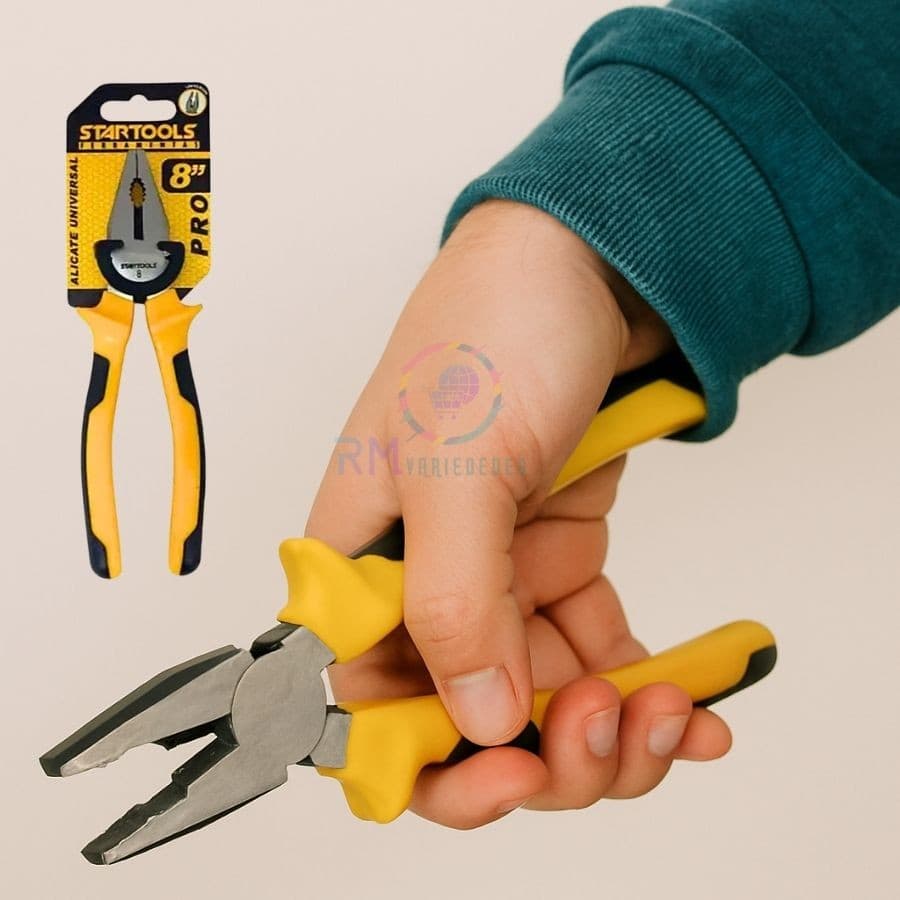 Alicate Universal Profissional Uso Geral Aço Carbono Emborrachado SRATOOLS