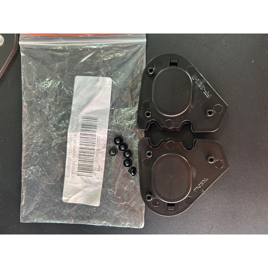 Reparo Capacete Fixação Viseira Gp Tech Pilot Chassis Orig