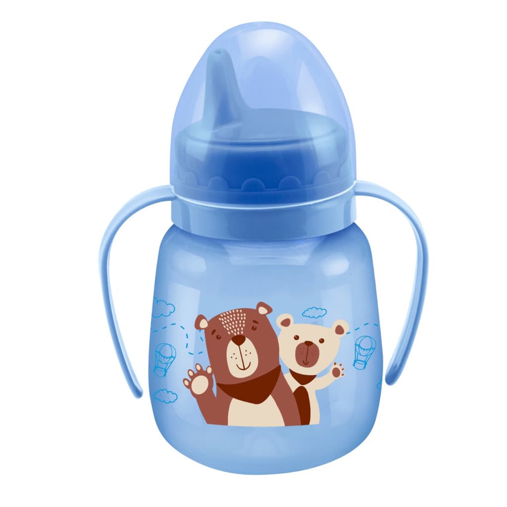 Copo de Treinamento com Alça e Bico Rígido PVC 240ml Petita