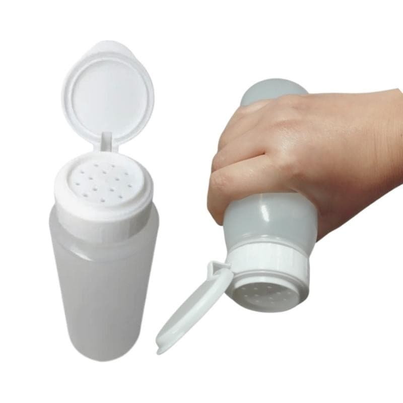 Bisnaga de Temperos em Pó Fino 350ml e Molhar Bolo com Tampa