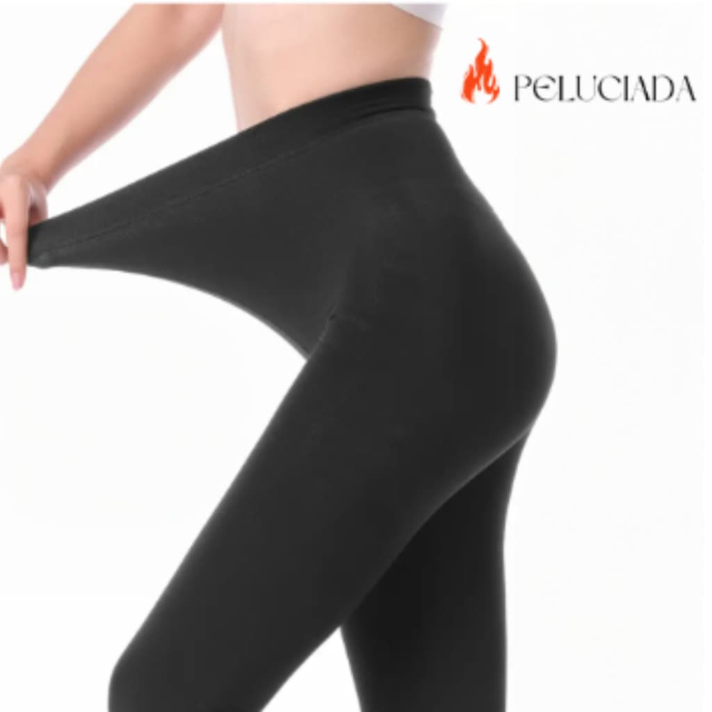 CalçaTérmica Peluciada UV Feminina Inverno Frio Quentinha Forrada