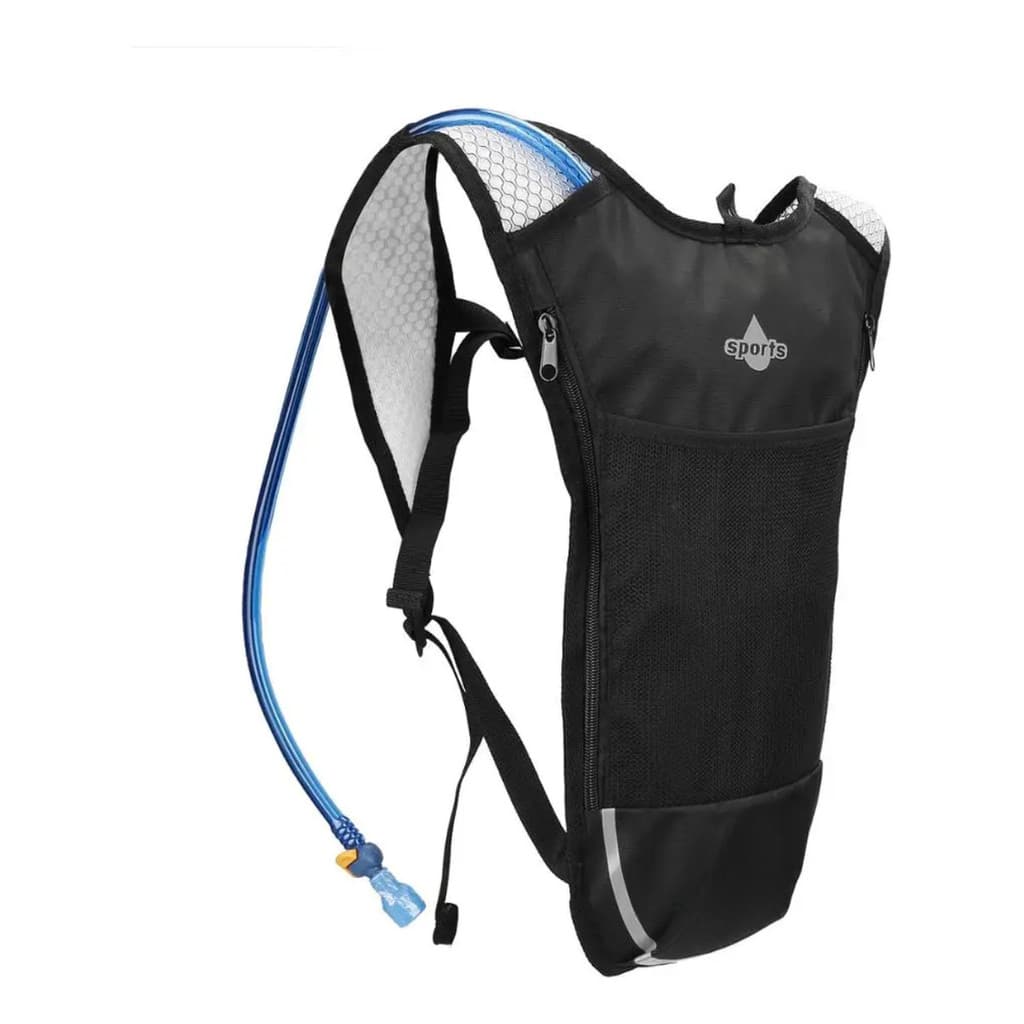 Mochila De Hidratação Térmica Bolsa De Água 2L Impermeável Com Refil Bike Ciclismo Bicicleta Trilha Preto Tumblr
