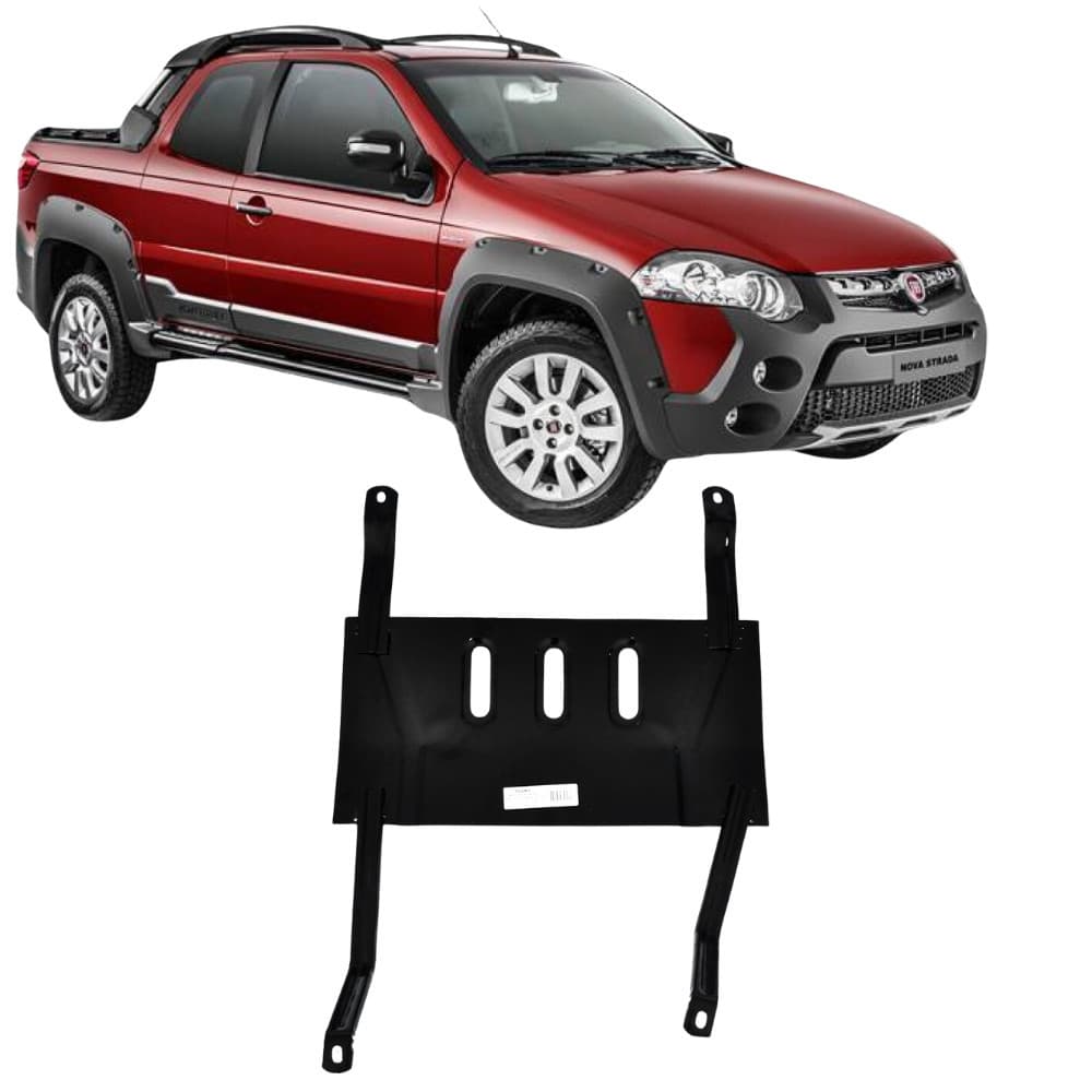 Protetor de Carter Fiat Strada 2013 em Diante