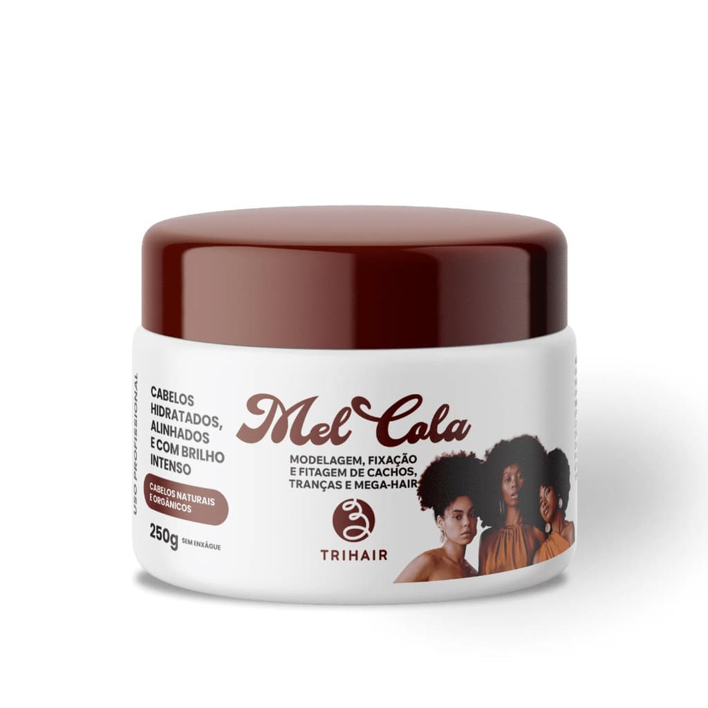 Trihair - Mel cola para Cachos Naturais e Orgânicos 250g