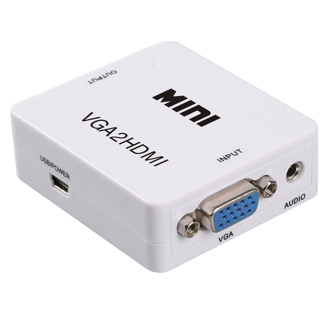 Conversor de Áudio e Vídeo VGA Fêmea x HDMI F Db15 VGA2HDMI