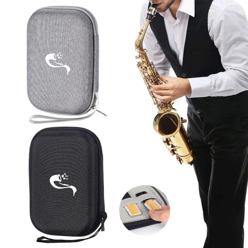 to Estojos De Armazenamento De Língua De Sax À Prova D'água , Saxofone , Clarinete , Organizador Portátil , Bolsa Com Zí