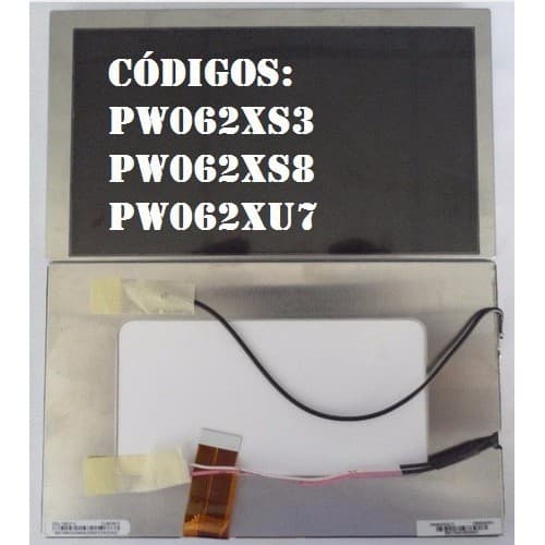Display Tela Central Multimídia 6.2 Flat Lado Direito 26 Via
