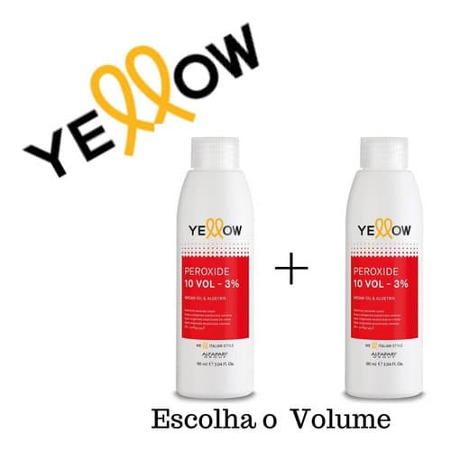 Kit 2 Água Oxigenada Peroxide Yellow 90ml - Todos Os Volumes