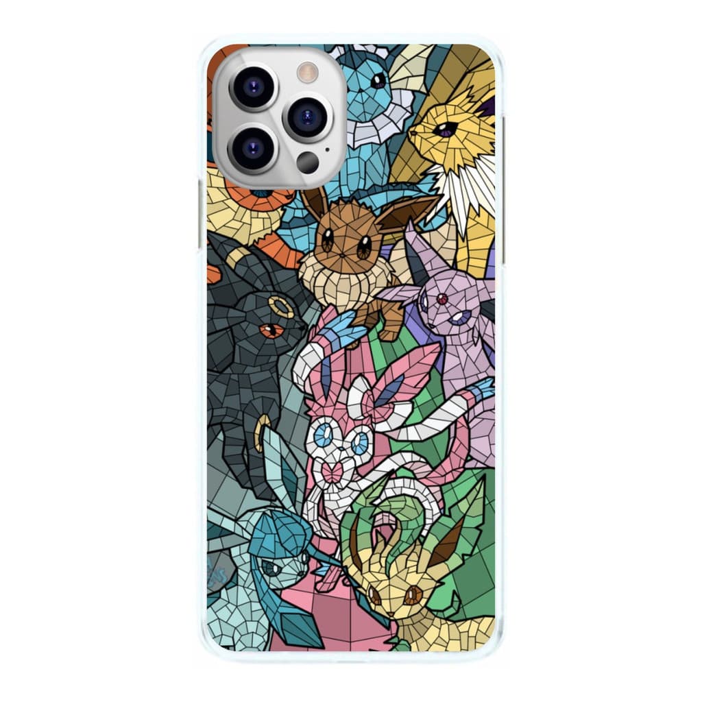 Capinha  eevee Evoluções Vidro Arte Capa de Celular
