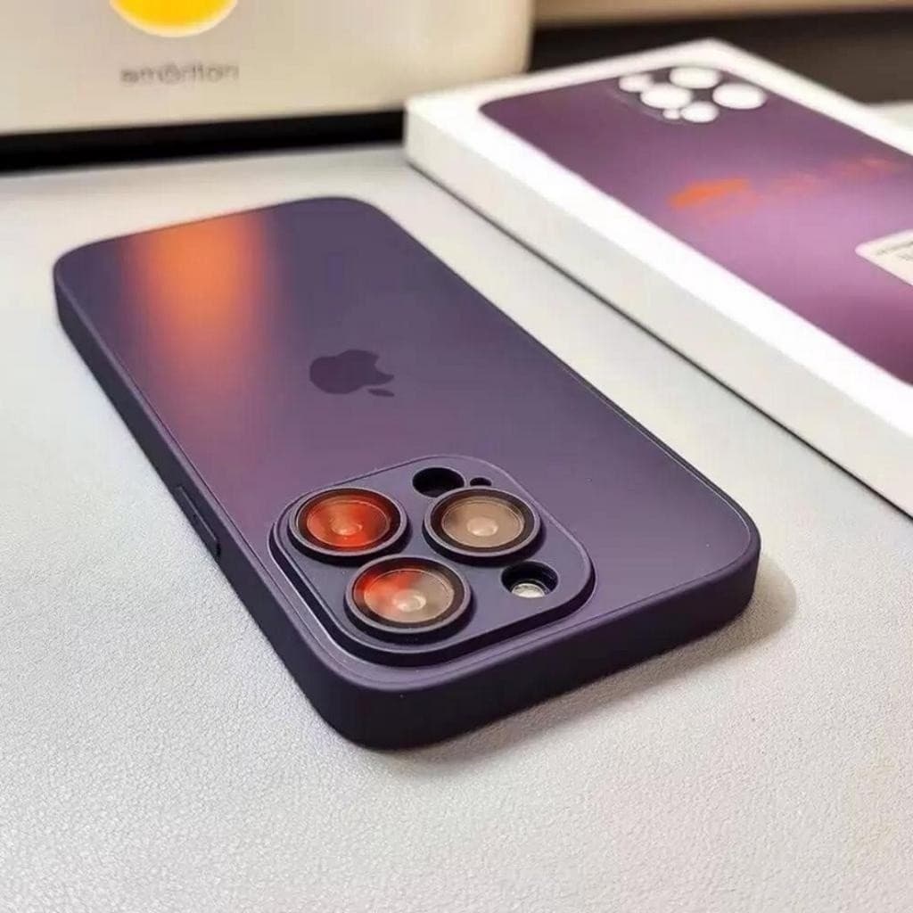 case capinha slimiphone12pro iphone11pro iphone14plus iphone11 iphone11promax iphone12promax iphone12Caixa protetora de vidro fosco