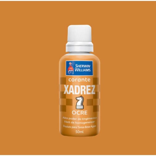 KIT COM 3 CORANTES LIQUIDO 50ML OCRE XADREZ*