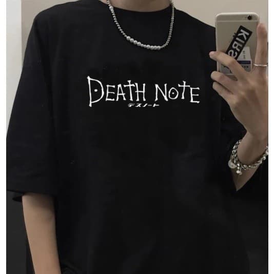 Camisa Camiseta estampada anime Death Note  Unissex Camisa 100% Algodão