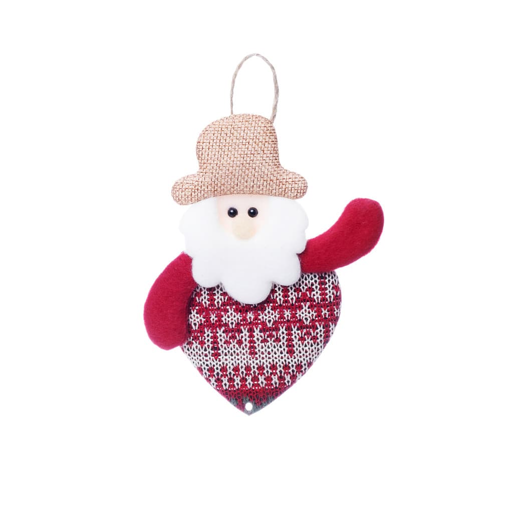 Enfeite Decorativo Natalino - Penduricalho Papai Noel - Pendente Decoração Árvore de Natal - Luxo Festas