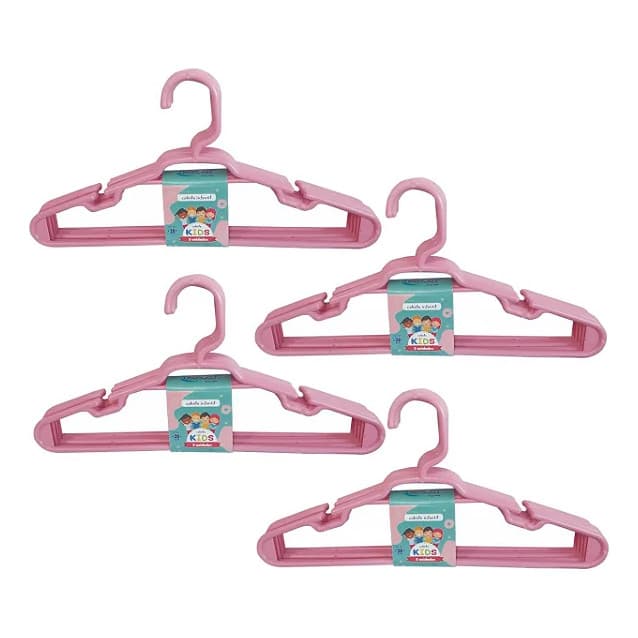 Kit 50 Cabides premium Infantil Roupa Infantil Bebê Rosa Azul Branco