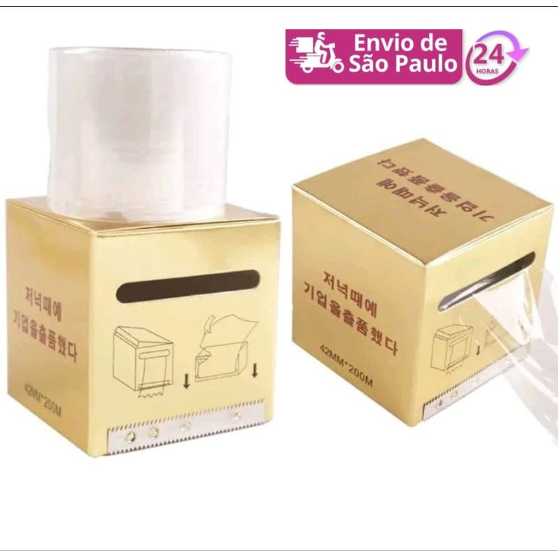Rolo de Plástico Filme para Aplicação lash lifting e Brow Lamination (S014)