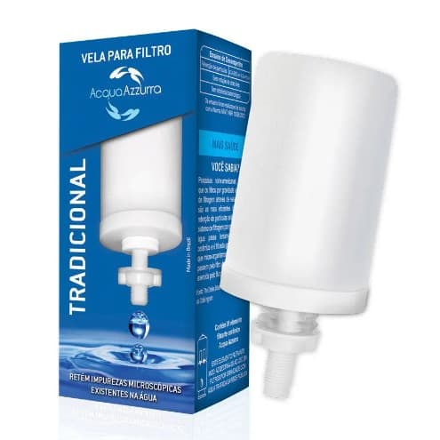 Vela Tradicional Para Filtro De Barro E Acrílico