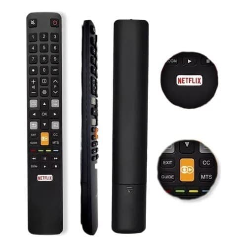Controle Remoto Compativel Com Tv Tcl Smart Netflix Globo