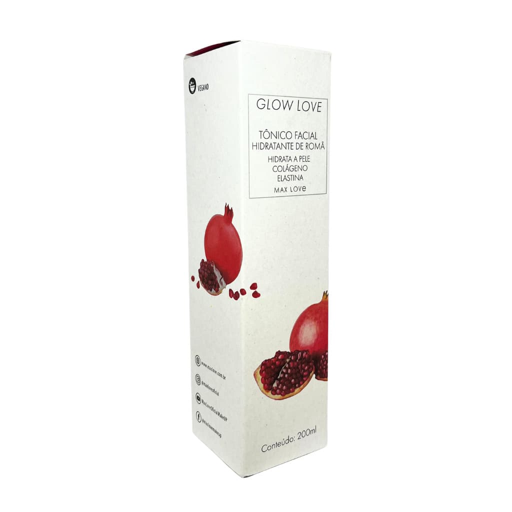 Tonico Facial Hidratante Glow Love de Roma 200ml
