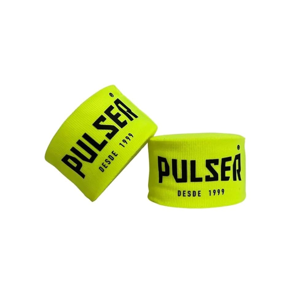 Bandagem Atadura Profissional Amarelo Neon Boxe Kickboxing Muay Thai MMA Pulser