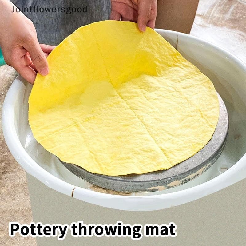 JTFG 1Pc Roda De Cerâmica Tapete Absorvente Pano PVA Toalha Escultura Em Argila Ferramentas De Corte Almofada Diâmetro 3