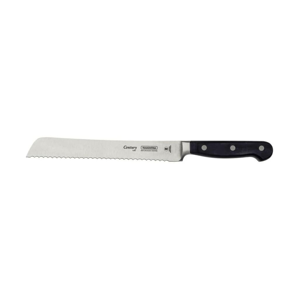 Faca para Pão Tramontina Century Aço Inox 8" Profissional
