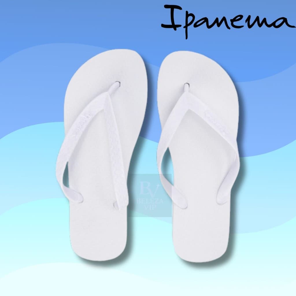 Chinelo Sandália Masculino e Feminino Ipanema Clássica Branco com Nota Fiscal