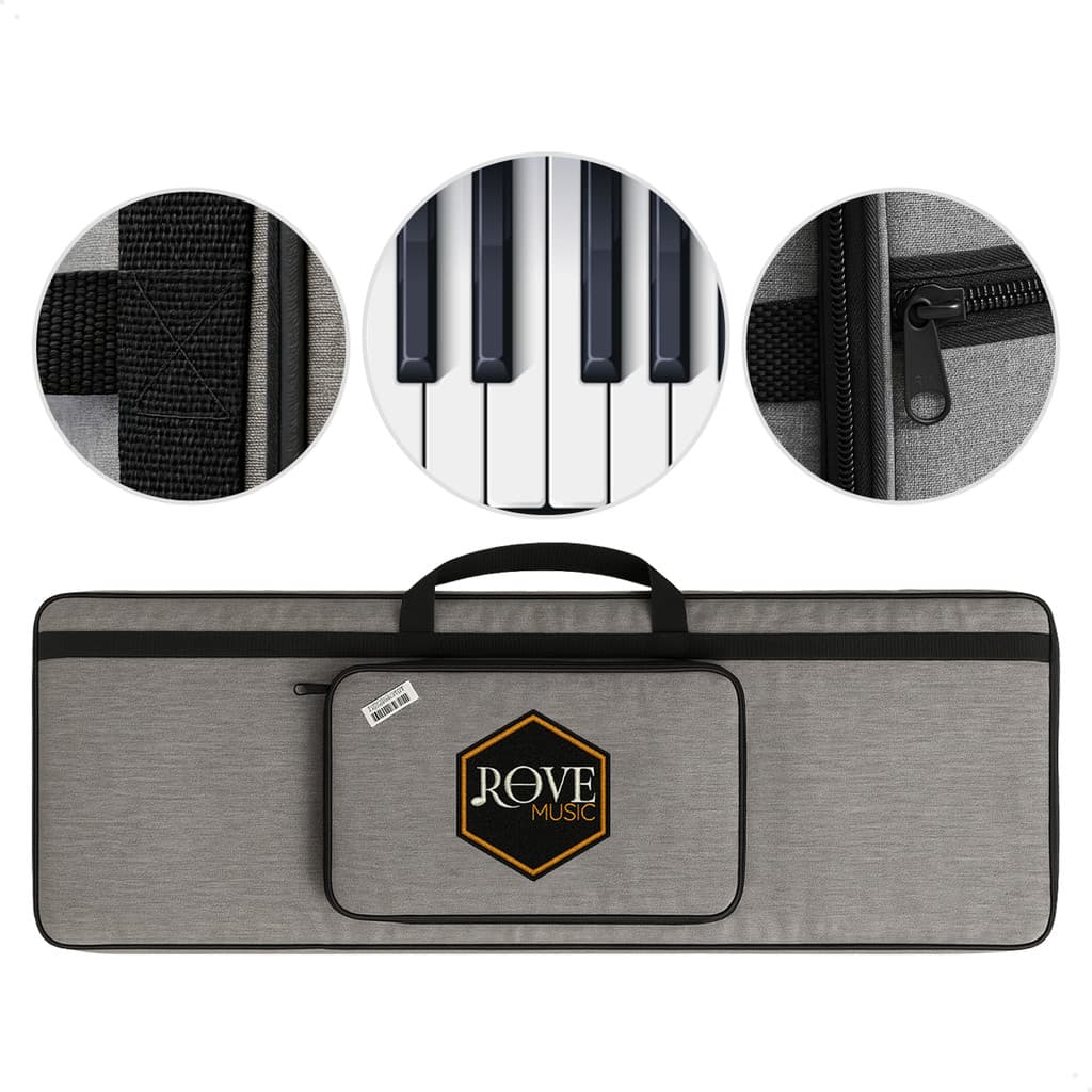 Capa Acolchoada Rove Music Roland Go Piano Go-61p 61 Teclas