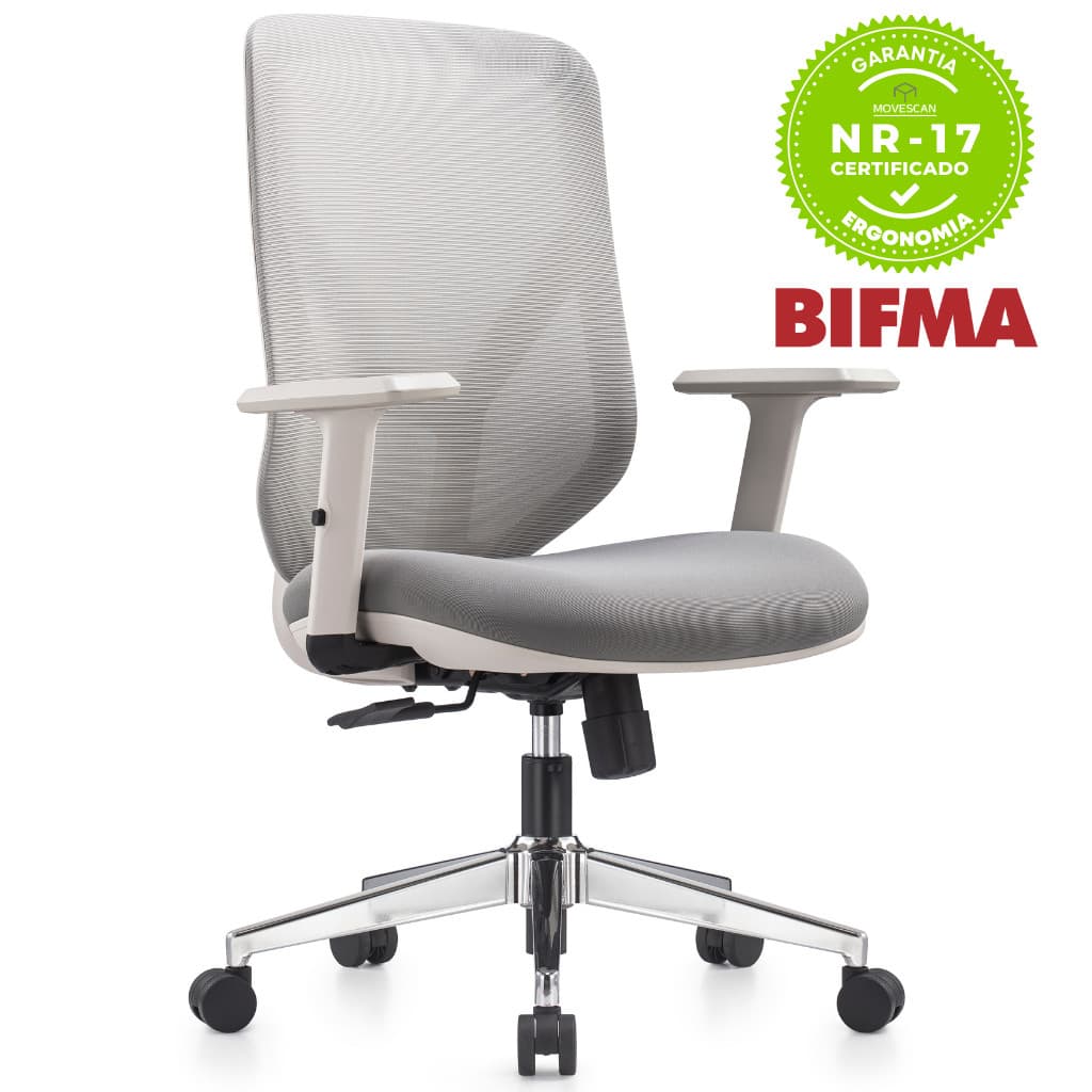 Cadeira de Escritório Ergonômica com NR17 Diretor Gamma Movescan