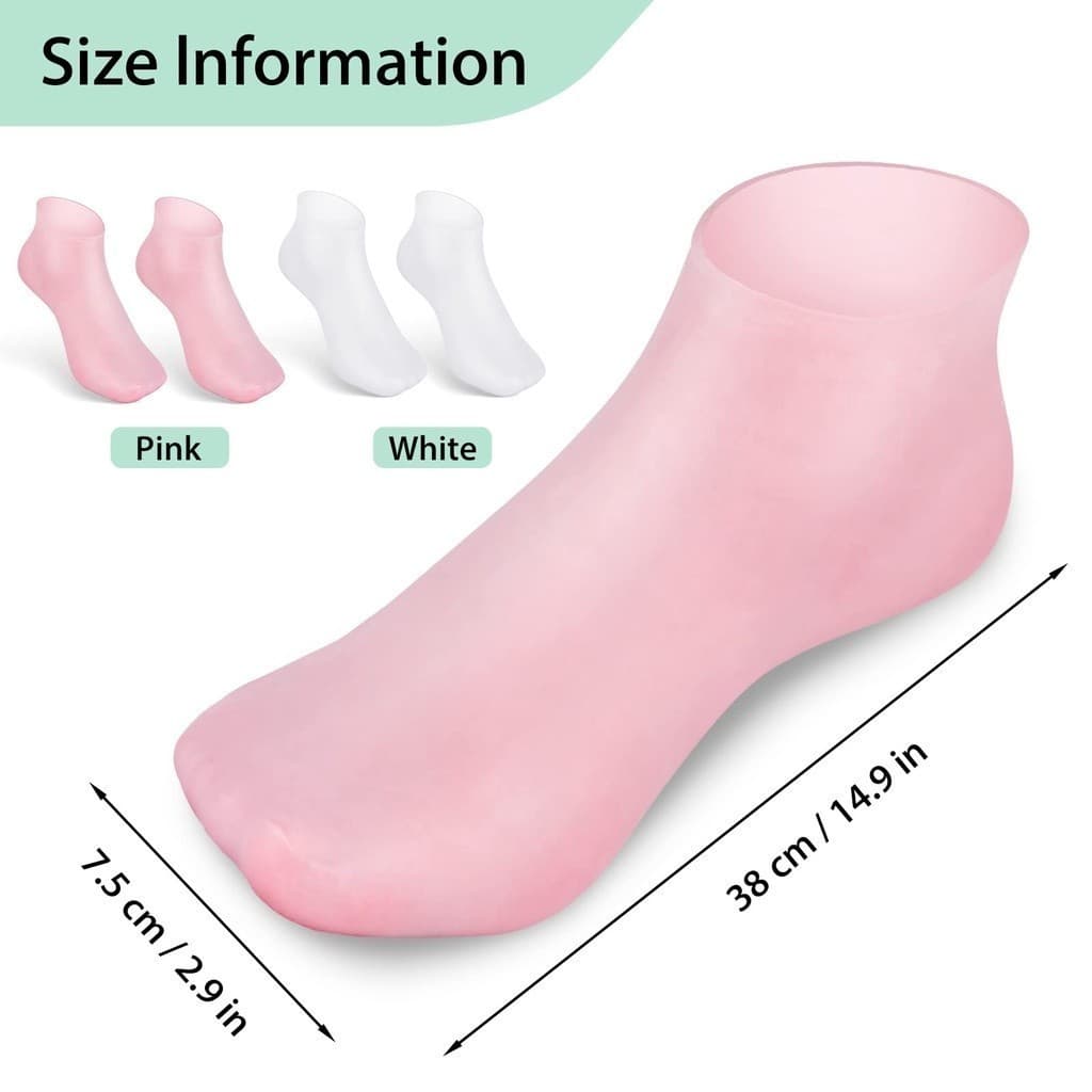 Meia Hidratante Cuidados Com Os Pés Spa Uso Doméstico Silicone Calcanhar Gel Hidratante Pé Rachado Anti Rachadura