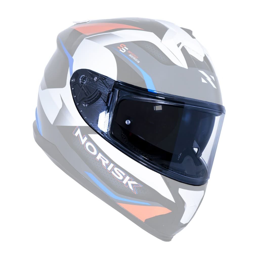 Viseira Capacete Norisk Strada Racer1 RC2 Cristal Polivisor