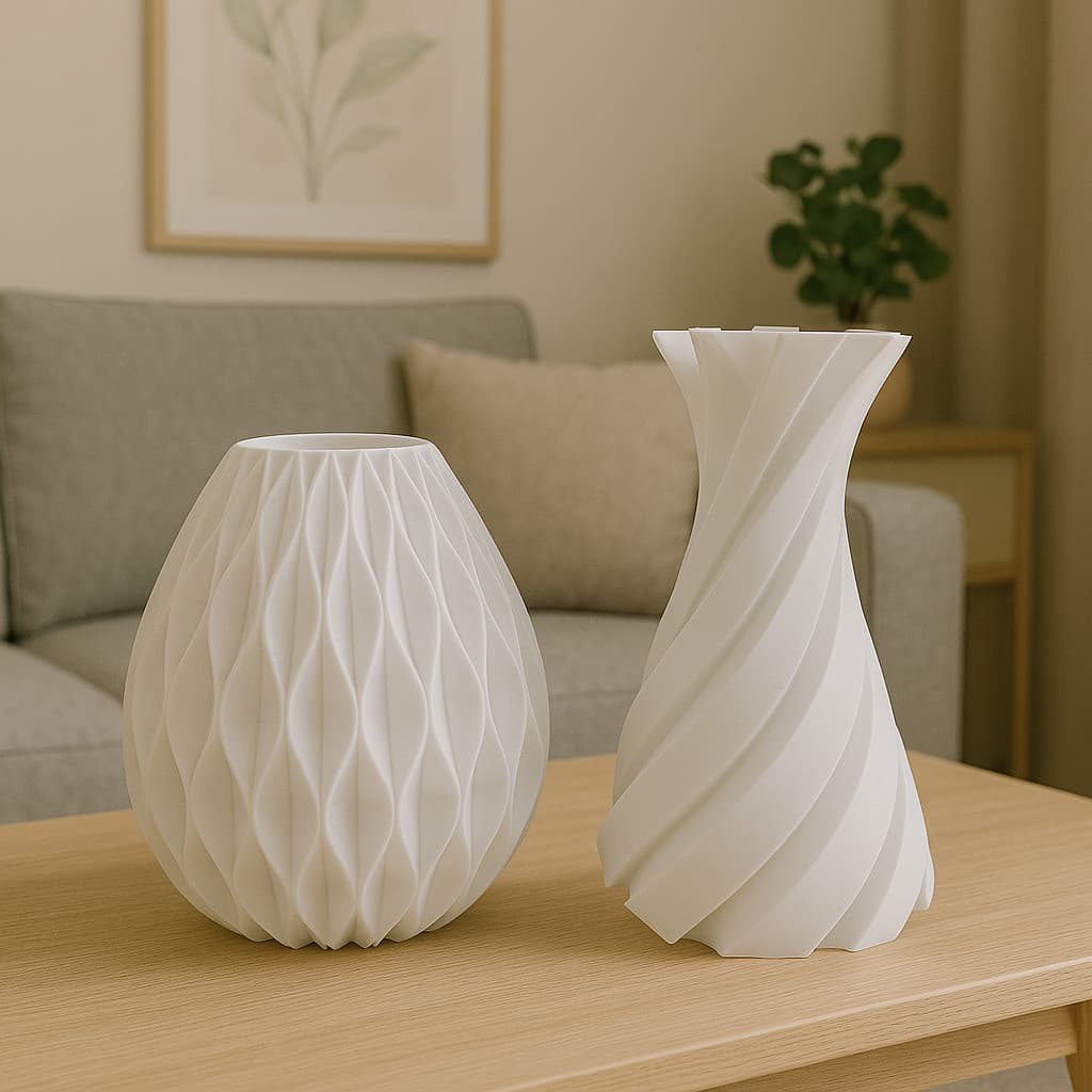 Vasos P Plantas Abstrato Decorativo Luxo Salas Aparador Par