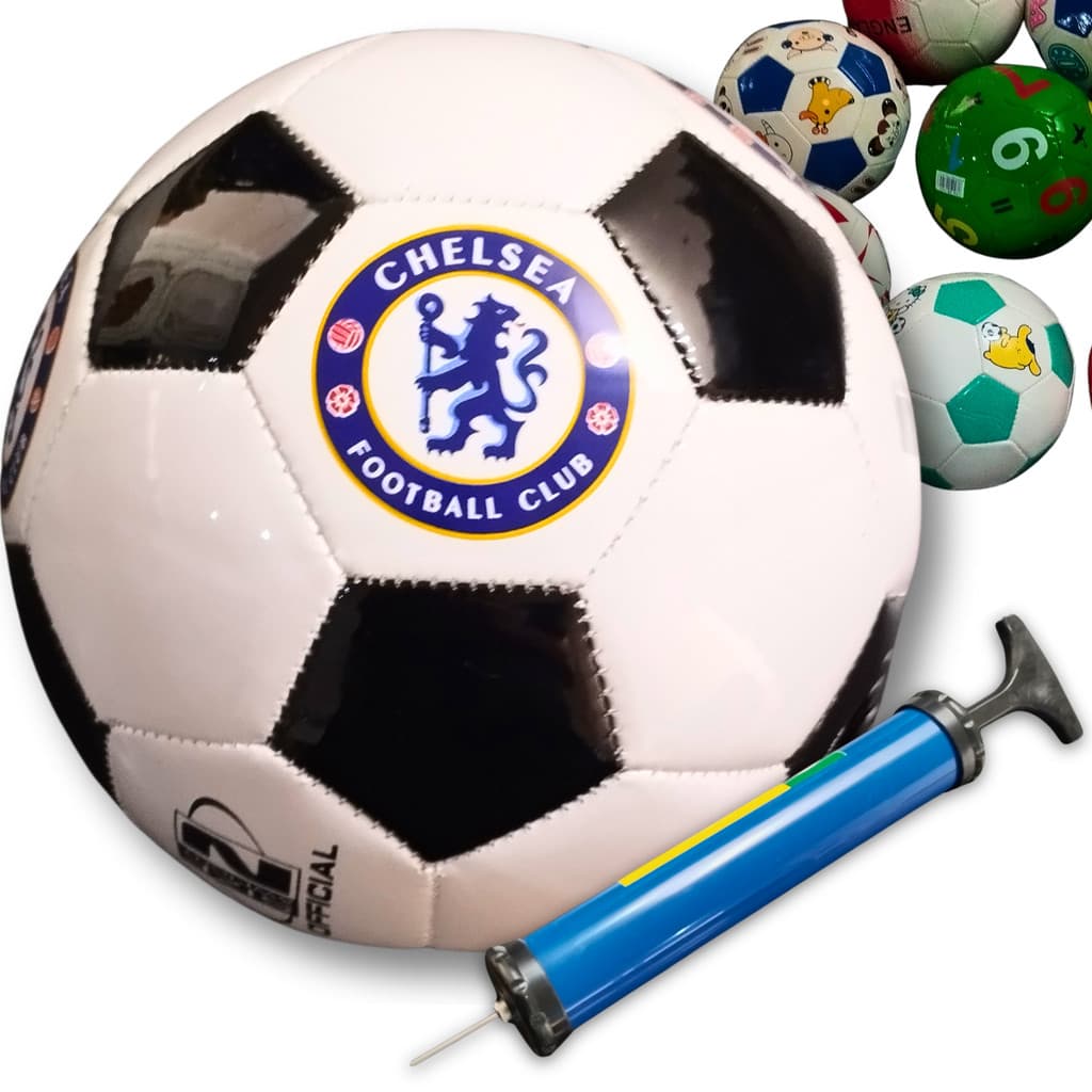 Bola De Futebol Pequena N 2 Infantil Chelsea Sortida Campo C/Bomba