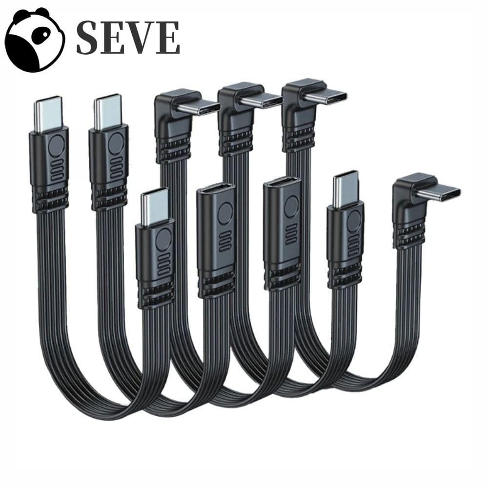 Cabo De Extensão SEVE USB C , Carregamento Rápido De 45 W Tipo Para Linha De Dados Estendida Cabeça Durável