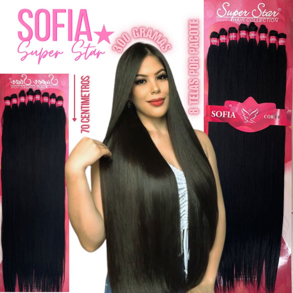Cabelo Super Star SOFIA 300g 75cm