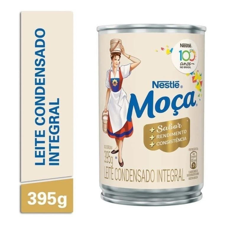Leite Condensado Integral Moça Nestlé Lata 395g