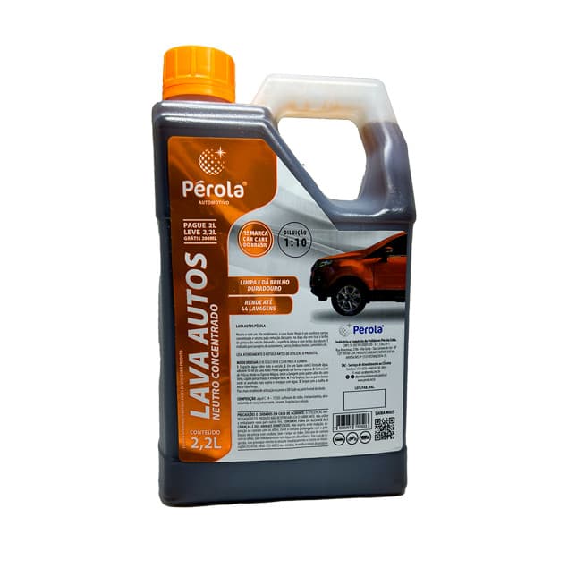 Shampoo Concentrado - Lava Autos Pérola 2.2 Litros