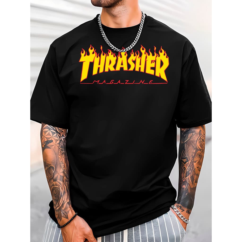 NOVA Camisa Camiseta Masculina marca fire thrase Streetwear T-shirt Camisa Style  Premium ENVIO NO MESMO DIA