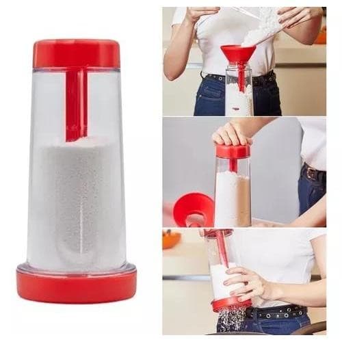 Tapioqueira Peneira Polvilhador Pote Tapioca Armazena Tapioca  Crepeoca Beiju Tapioca Farinha Cozinha Utensilio