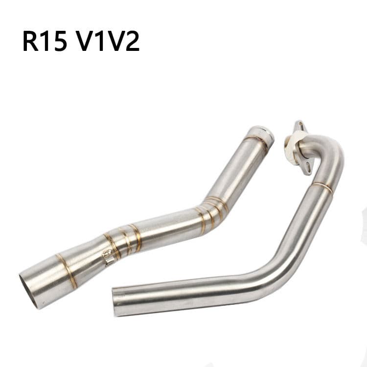 Tubo De Cotovelo De Escape Para Motocicleta R15 V1 V2 MT15 MT125 Conectado Ao Silenciador De Escapamento De 51 Mm