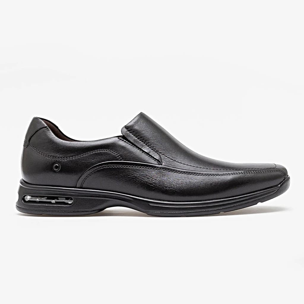 Sapato Social Democrata Comfort Air Spot Couro Masculino Original