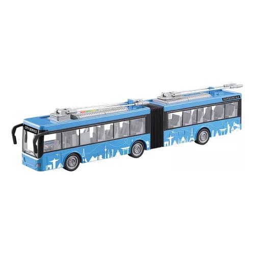 Big Onibus Com Fricção Com Som E Luz Dm Toys