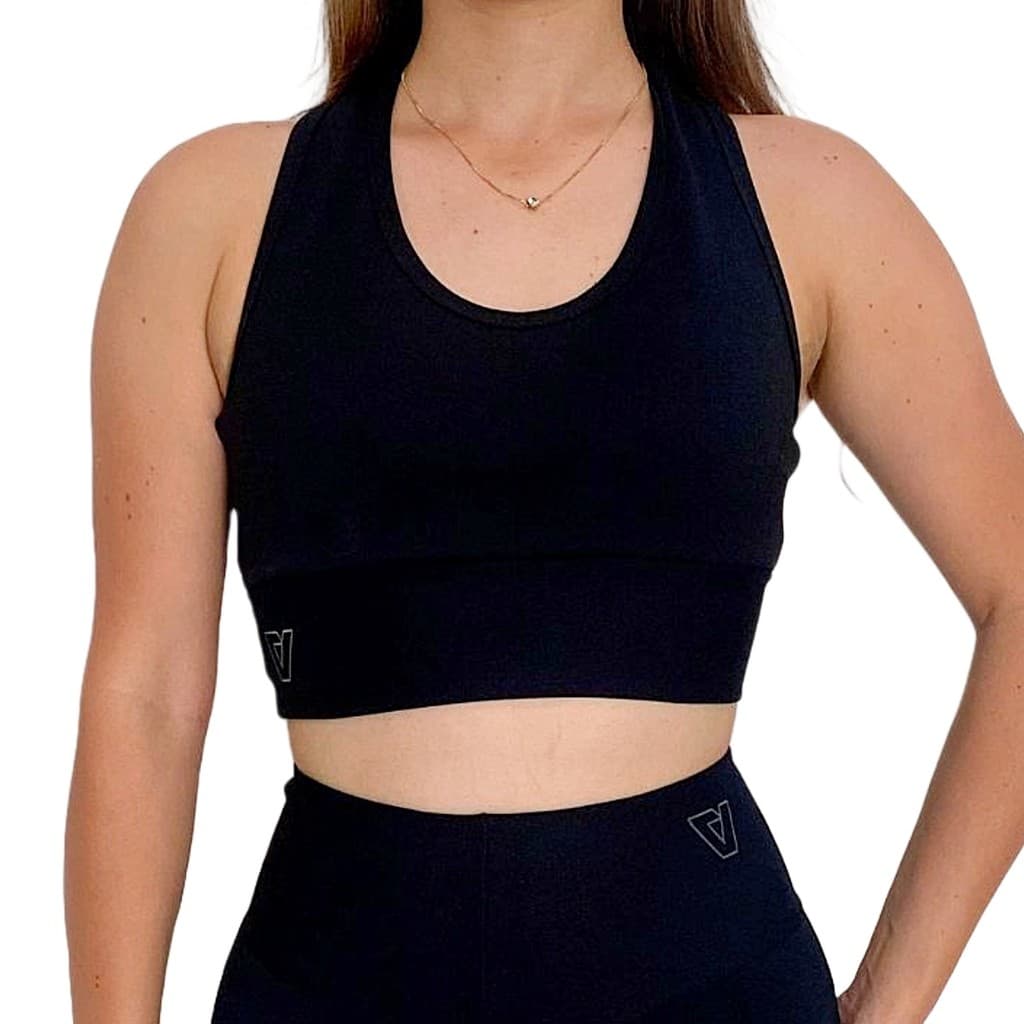 Top Nadador Básico Esportivo Fitness Preto  - TOP001