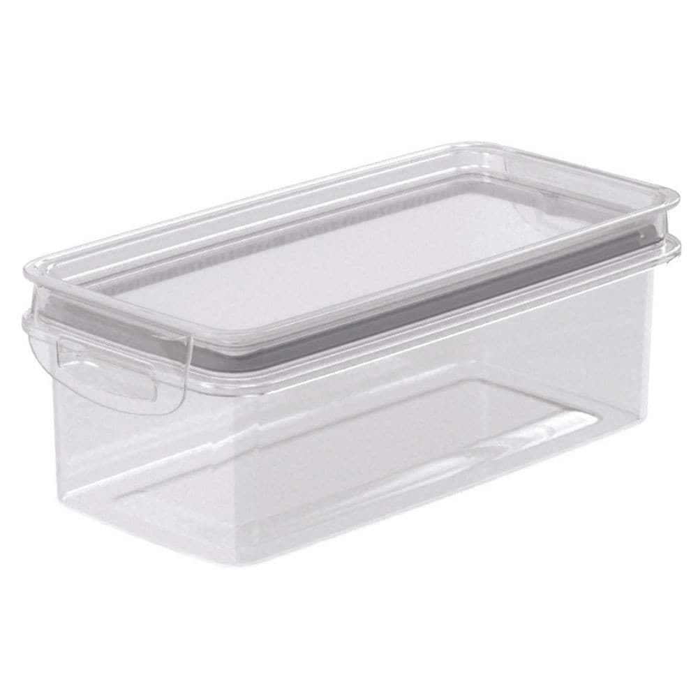 Porta mantimentos hermético Trava Mais 875ml fendi Plasutil ref.9918